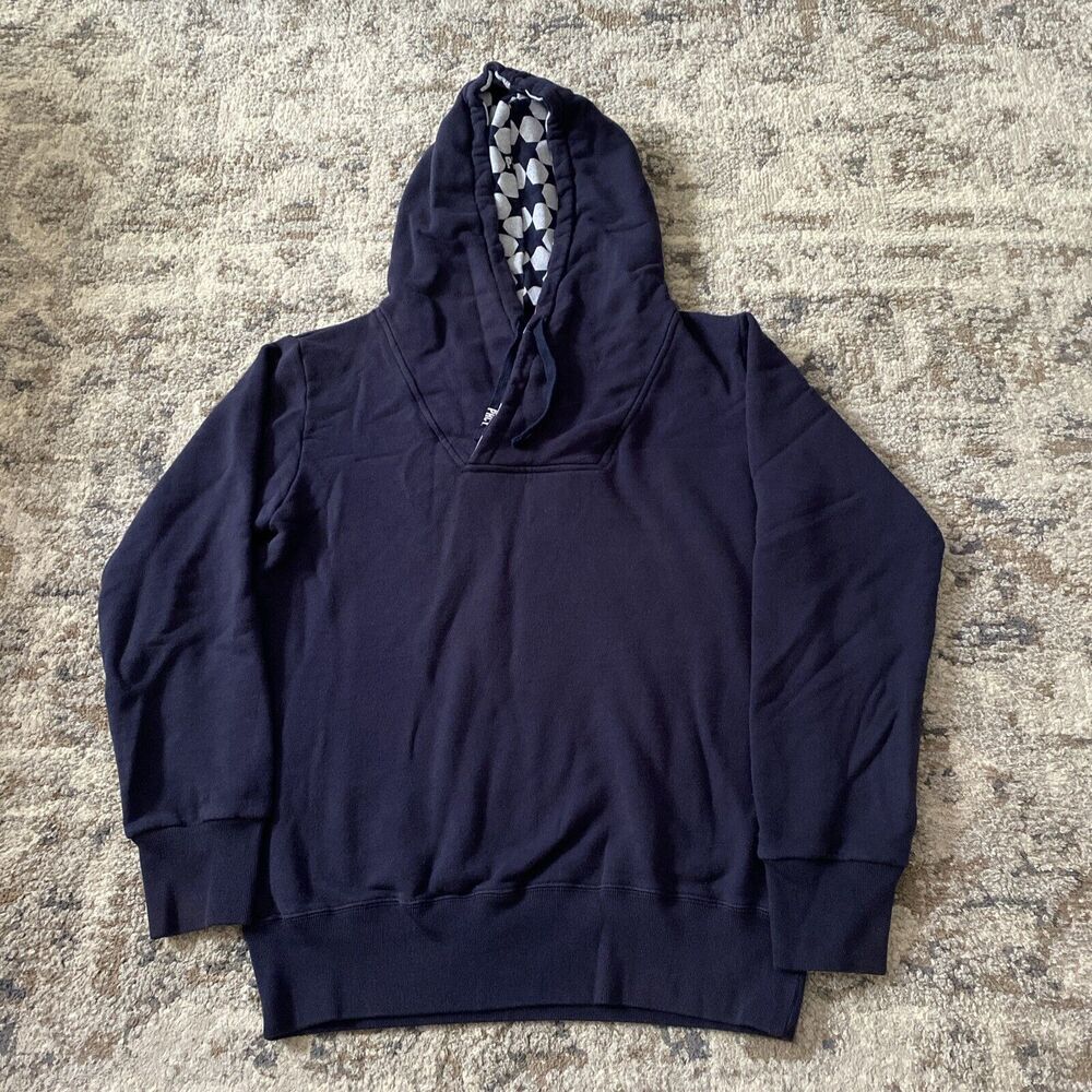 Pharmacy Industry Hoodie Women’s Sz L Navy Blue Sweater Sweatshirt Italy Cotton